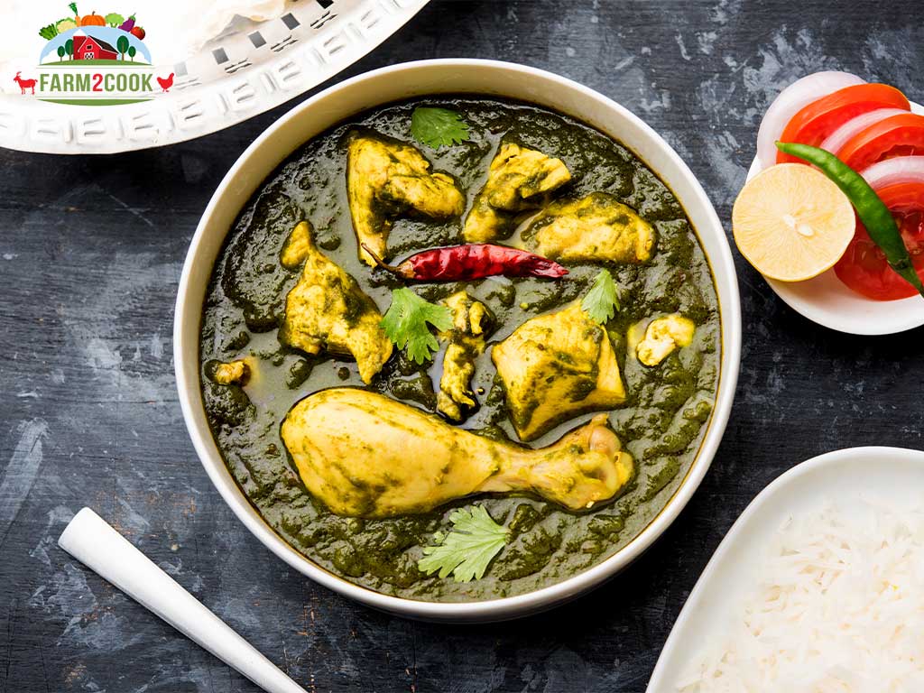 Green chicken hot sale curry pakistani